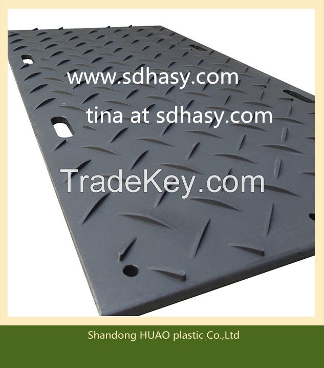 Any size plastic durable ground protection mat /any color construction road mat with OEM service in all weather conditions