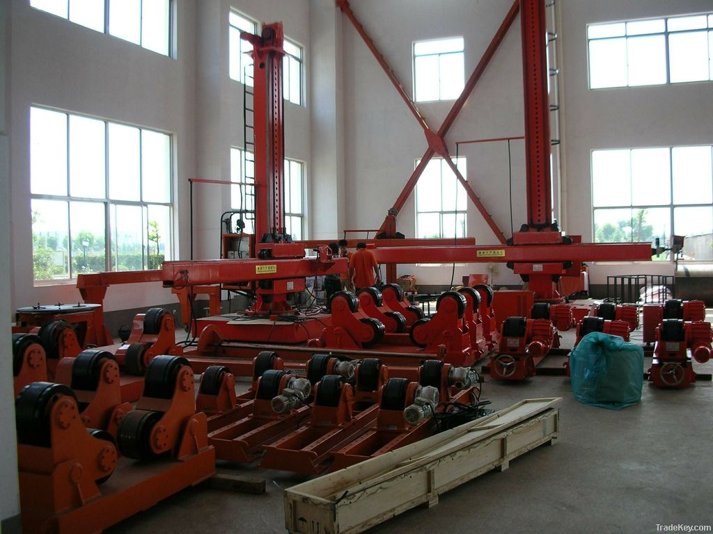 column & boom welding machine