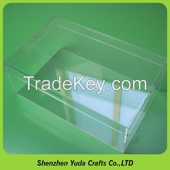 High transparent acrylic shoe box bespoke, clear shoe box display case, custom sneaker box