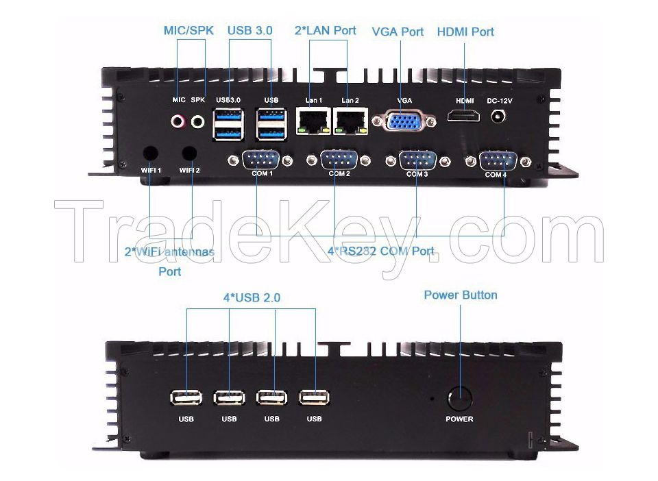 Hystou industrial mini pc Intel i5 3317u windows barebone mini desktop computer with USB3.0 USB2.0