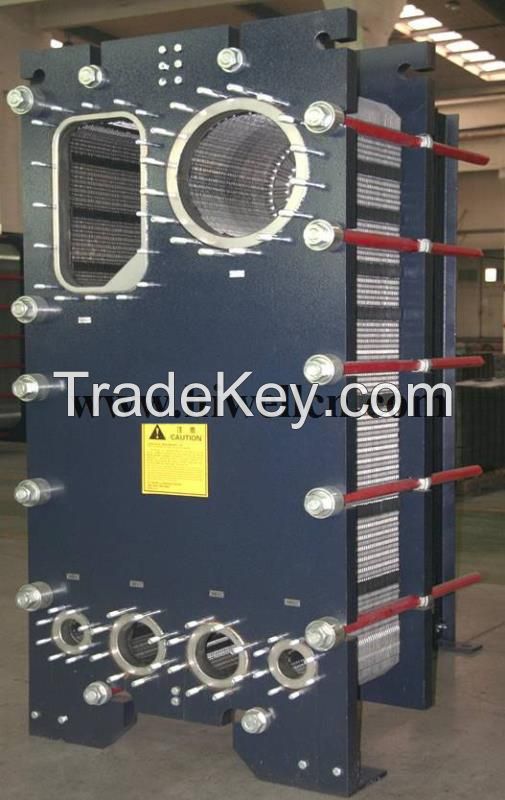 Semi-welded plate heat exchanger