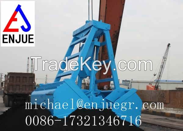 electric hydraulic automatic remote control grab for bulk material on hot sale in China 2016