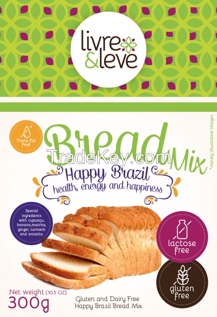 Gluten and Dairy Free Happy Brazil Bread Mix