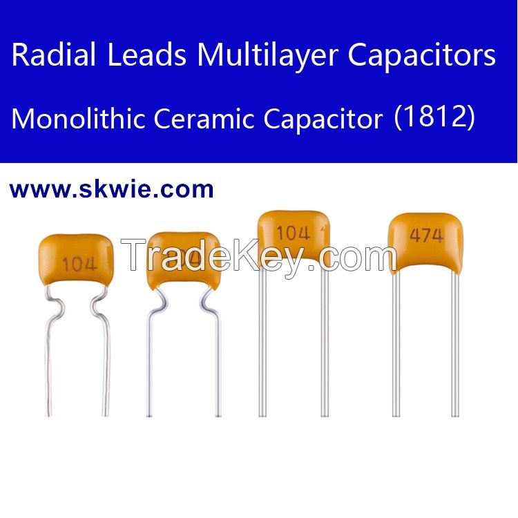 Radial leads capacitor 100NF X7R +-10% 630V 1812 Multilayer Ceramic Capacitor manufacturer