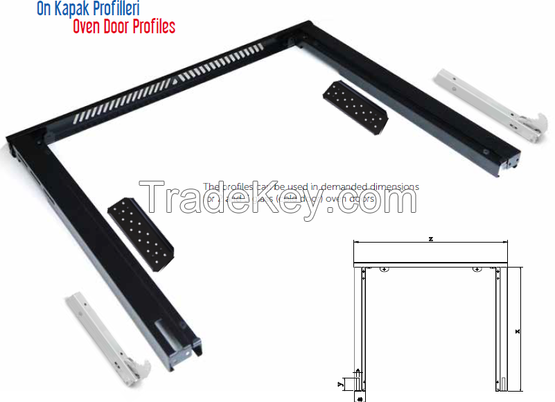 Oven door profiles