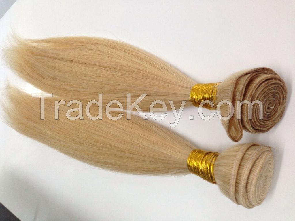 100% Remy human hair weft