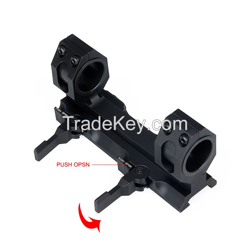 Quick released double ring scope mount hunting weaver rail rifle scope mount CL24-0134