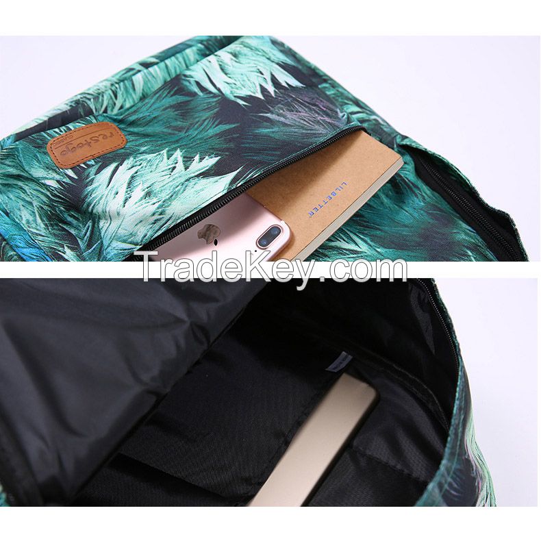 Full Printed Student High School Bag Backpack