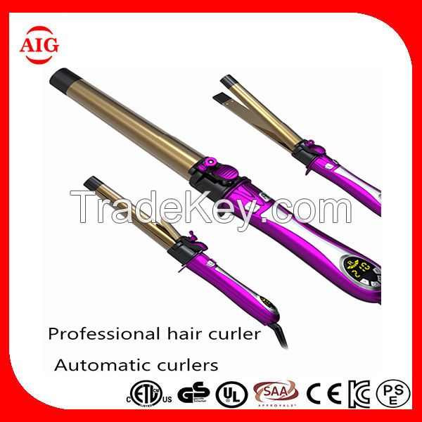 Automatic 2 in 1 hair curling iron