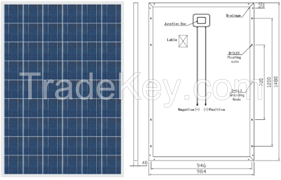 royalstar M 36 polycrystalline silicon photovoltaic solar energy generation system