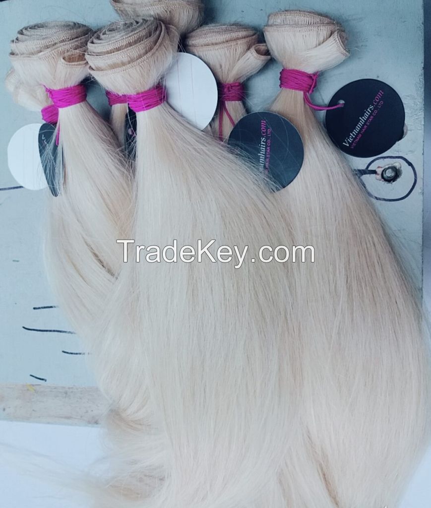 Double drawn curly weft 