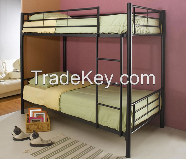 Factory Offer Strong Structure Two Layer KD Structure Steel Bunk Beds