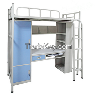 Factory Offer Strong Structure Two Layer KD Structure Steel Bunk Beds