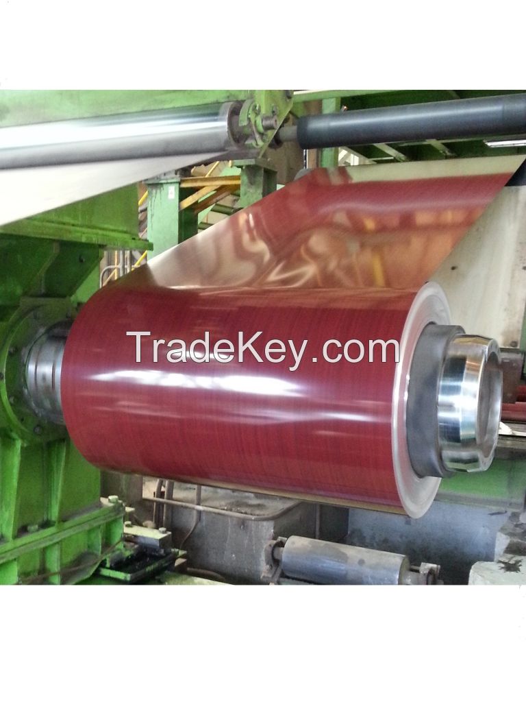 Wood Grain PPGI Galvanized Steel Coil