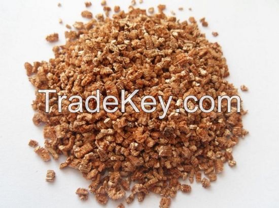 Raw vermiculite, expanded vermiculite