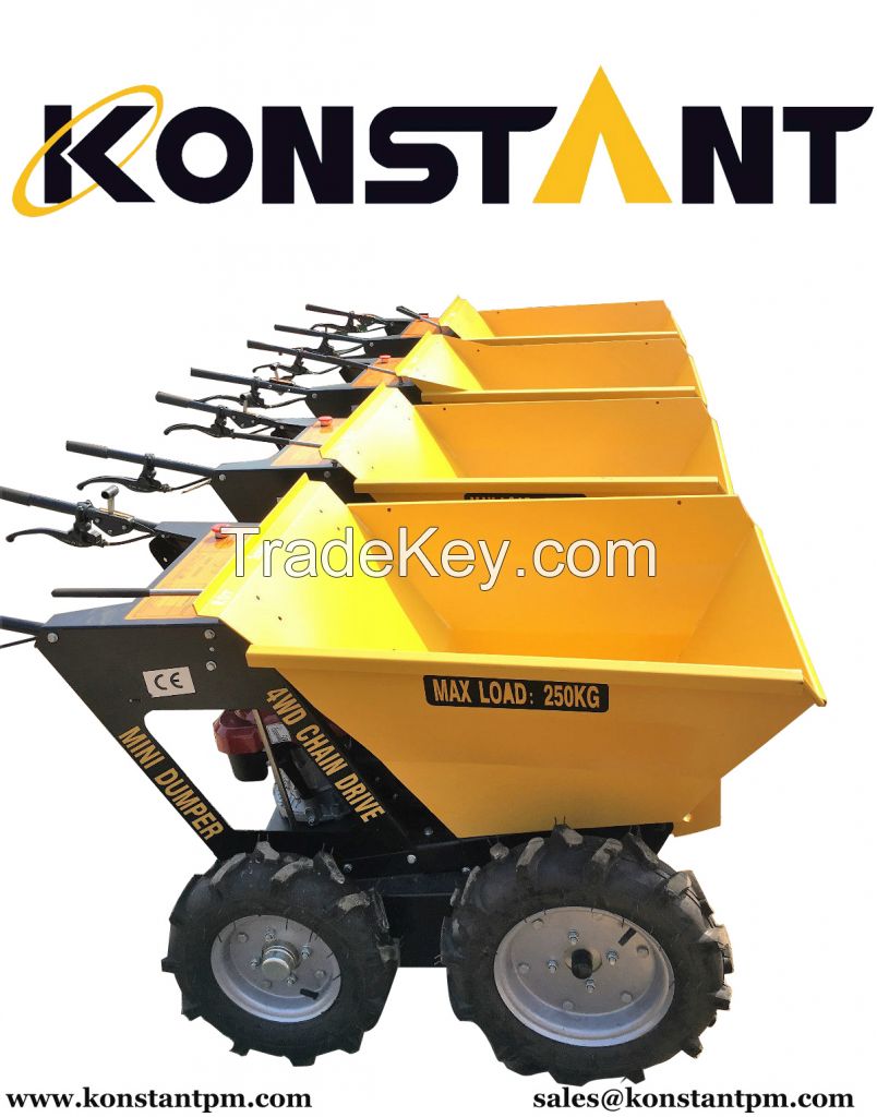 6.5HP Loncin Engine Power Wheelbarrow High Quaity Mini Dumper