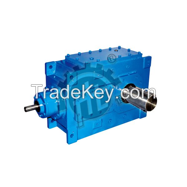 HB bevel helical gearbox with horizontal or vertical installation