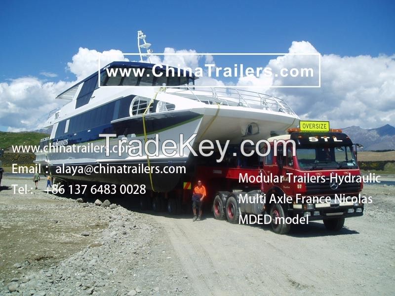 ChinaTrailers manufacture Modular Trailers fully compatible with Nicolas MDED  for Argentina