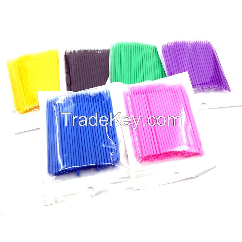 Disposable Micro Brushes(Fine /Reg. Tip) for eyelash extensions (100pcs/pot)