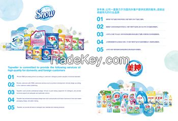 connected sachet washing powder 15g-150g