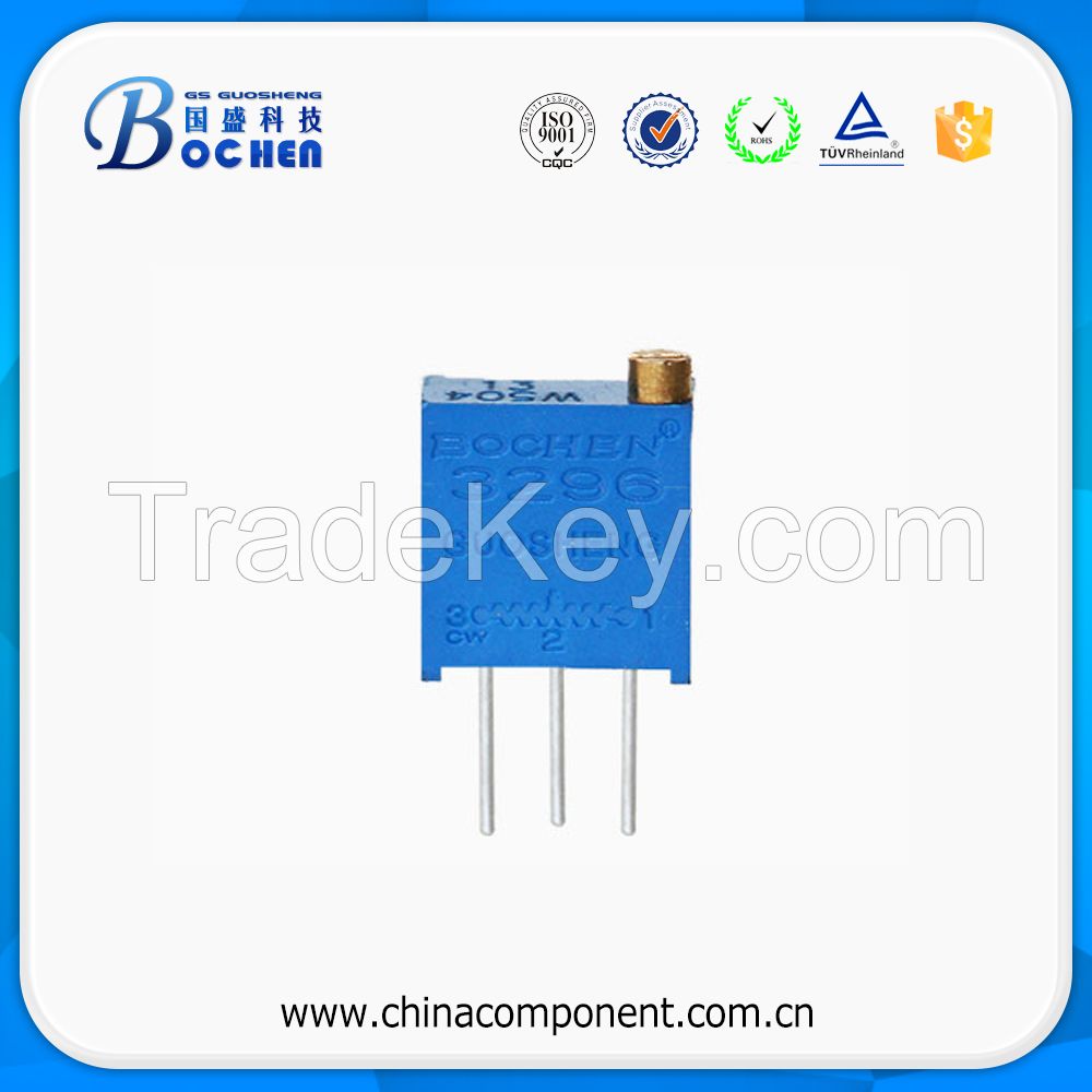 Multiturn Square Adjustable Trimpot Trimming Potentiometer 3296W 0.5W 1K(102) Ohm BOCHEN ROHS 