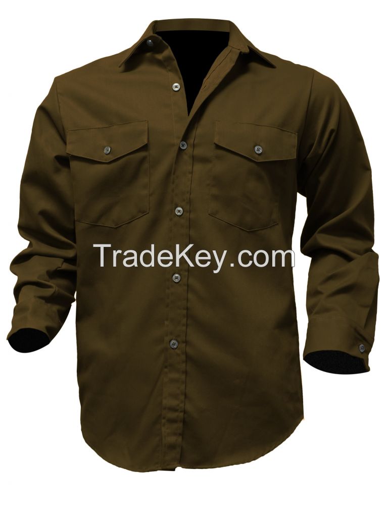 Poly Cotton Work Shirt 65% Polyester/35% Cotton