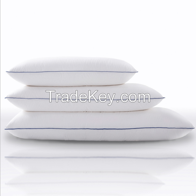 pillow cases 100% cotton bulk wholesale 100% cotton soft hotel down feather pillow/chillow pillow