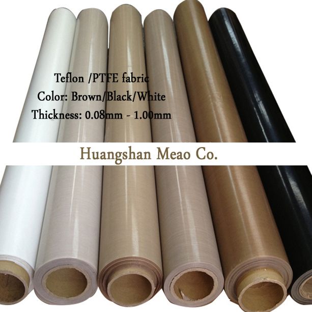 0.13mm PTFE Coated Fabric, Teflon/ PTFE fiberglass fabric/cloth