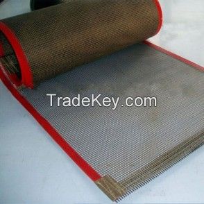 4*4mm Non Stick PTFE Teflon Textile dryer conveyor belt open mesh Belt