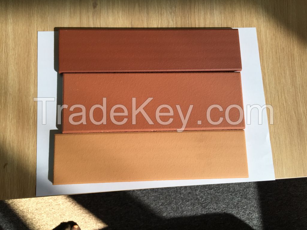 Cladding Red Wall Cladding Exterior Wall Cladding Tile for Decorative Building 240x60