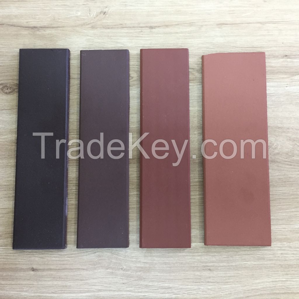 Cladding Red Wall Cladding Exterior Wall Cladding Tile for Decorative Building 240x60