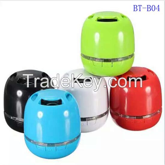 High quality cheap sd card portable led light lamp  bluetooth speaker for Christmas present