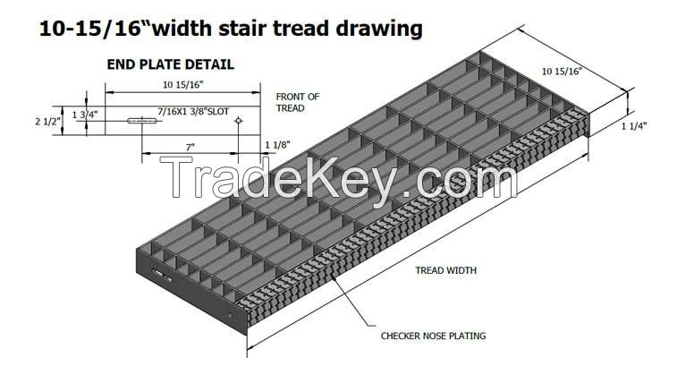 Stair Tread Steel Grating