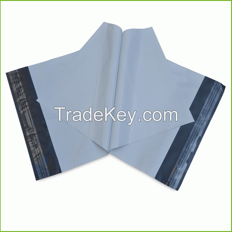 White Flat poly mailer plastic apparel shipping bags