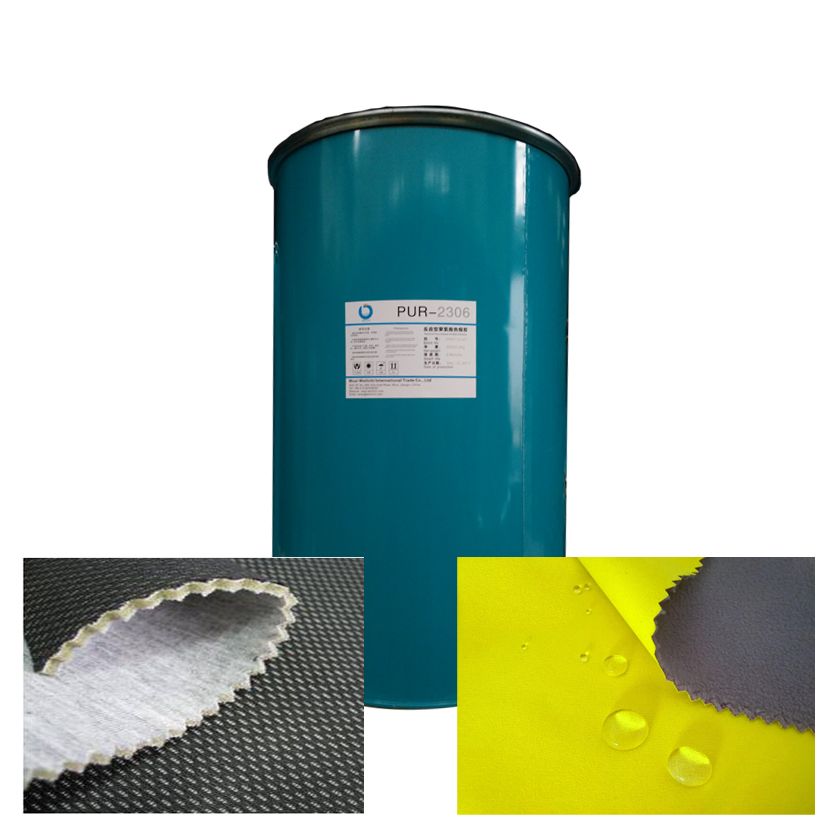 PUR hot melt adhesive for fabric to fabric lamination