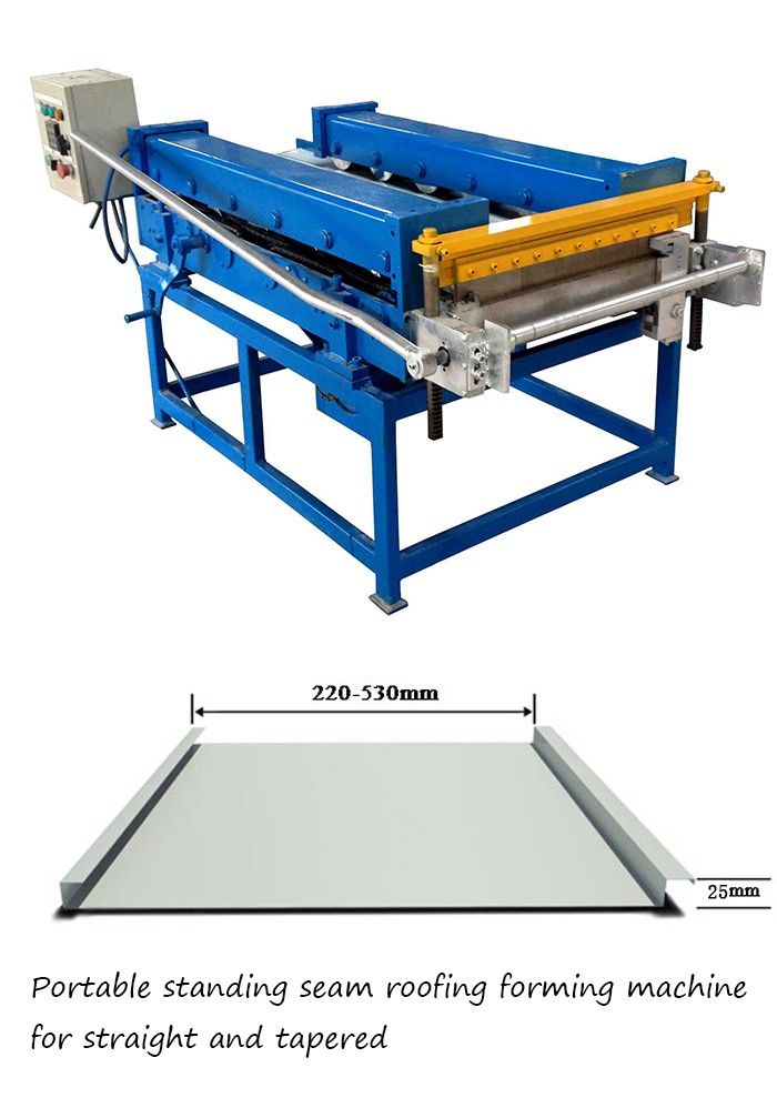 standing seam roofing machine standing seam roof panel machine snap lock roofing machine concealed panel sheeting roll forming machine standing seaming machine standing seam metal roofing machine