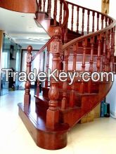 Bamboo Staircase-Roman carve design