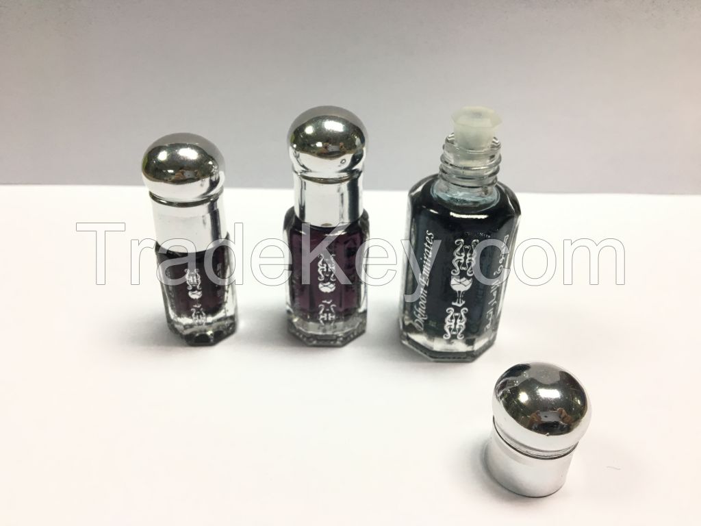 customzie silver 3ml 6ml 12ml arabian oud perfume bottle