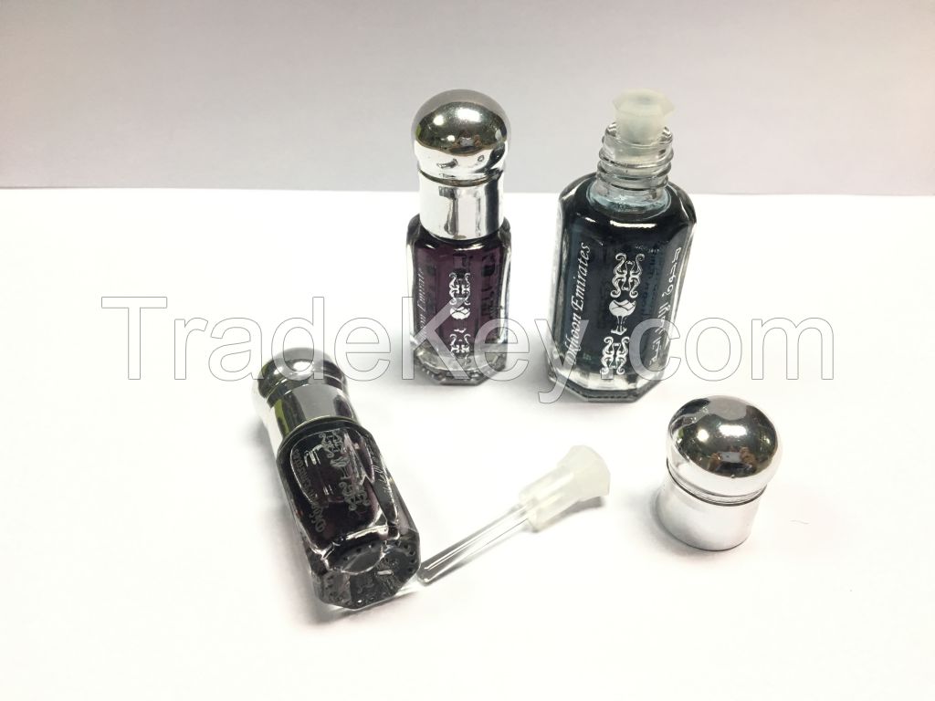 customzie silver 3ml 6ml 12ml arabian oud perfume bottle