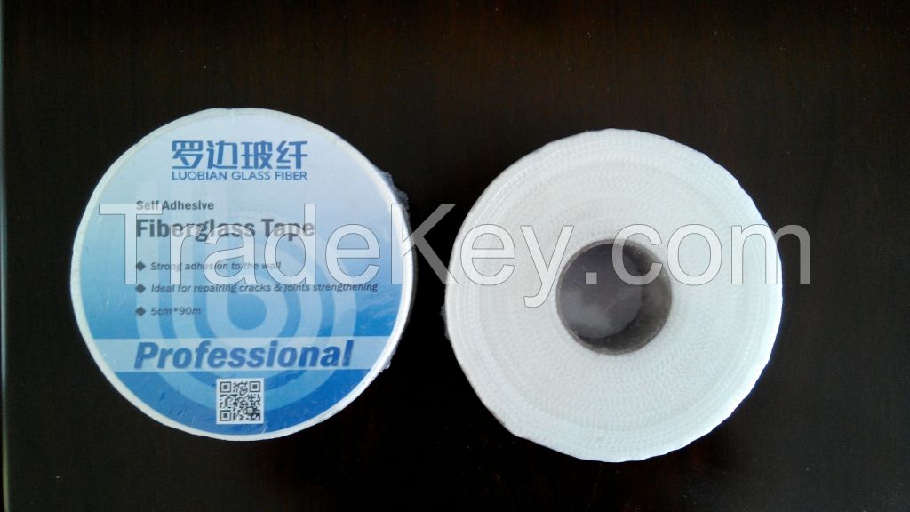 Fiber glass adhesive tape for plasterboard jointing and cracks repairing