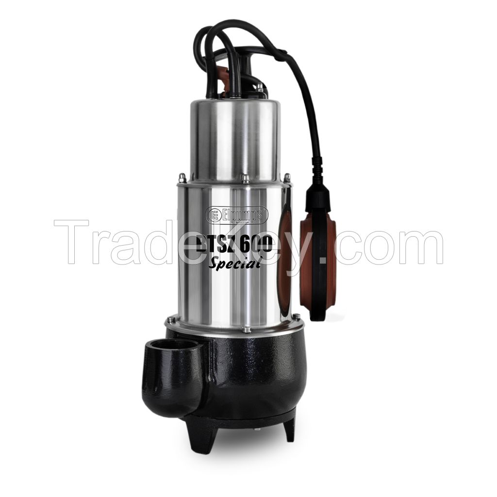 Free-flow (Vortex) submersible pumps for sewage