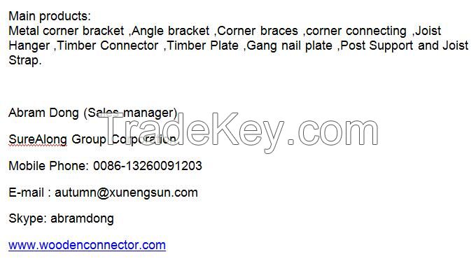 galvanized steel joist hangers