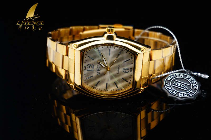 Gold watch, High Quality Brand Design Mens watch Fashion From China supplier Wristwatch