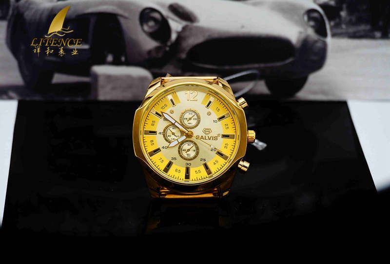 Gold watch, High Quality Brand Design Mens watch Fashion From China supplier Wristwatch