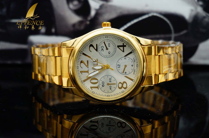 Gold watch, High Quality Brand Design Mens watch Fashion From China supplier Wristwatch