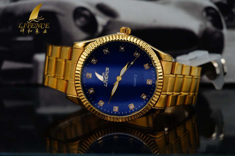 Gold watch, High Quality Brand Design Mens watch Fashion From China supplier Wristwatch