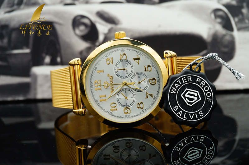 Gold watch, High Quality Brand Design Mens watch Fashion From China supplier Wristwatch