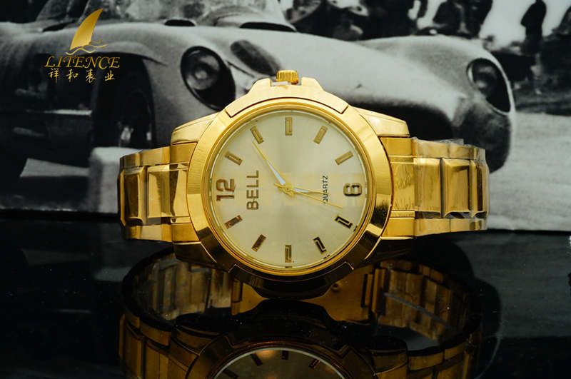 Gold watch, High Quality Brand Design Mens watch Fashion From China supplier Wristwatch