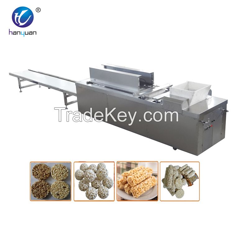 Automatic rice candy bar making machine