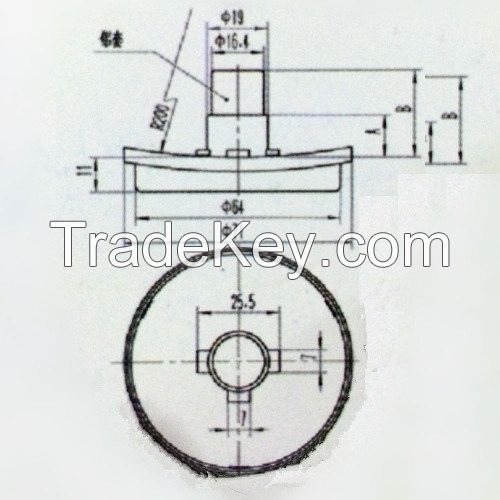 Thermometer of water heater